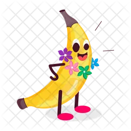 Cute Banana  Icon