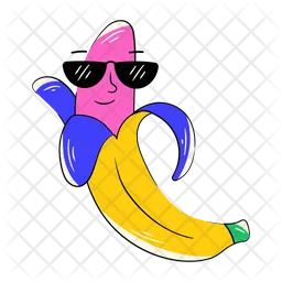 Cute Banana  Icon