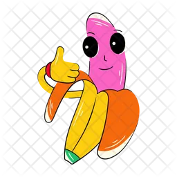 Cute Banana  Icon