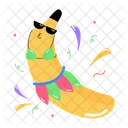 Cute Banana Carnival Emoji Banana Emoji Symbol