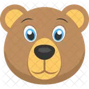 Bear Face Cute Icon