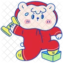 Bear Healthcare Exercise Icon