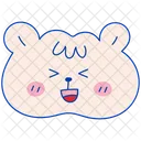 Bear Laughing Happy Icon