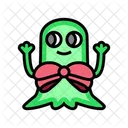 Bowtie Cute Monster Icon