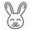 Cute Bunny Easter Icon