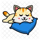 Cute Cat Pillow  Icon
