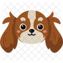 犬、キャバリア、かわいい アイコン