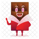 Chocolate Smiley Emoji Icon