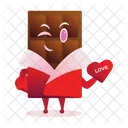 Chocolate Love Sweet Icon