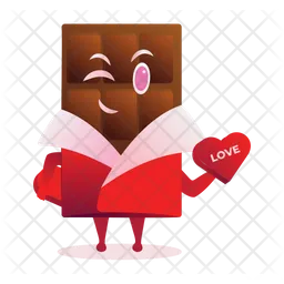 Cute Chocolate  Icon