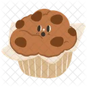 Chocolate Muffin Cupcake Icon
