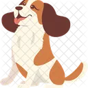 Cute dog happy  Icon