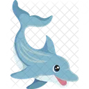 Dolphin Animal Fish Icon