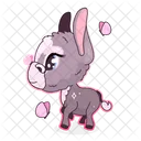Cute Donkey  Icon