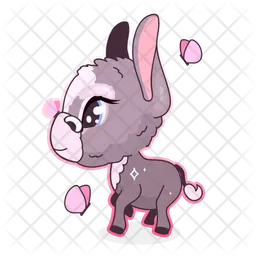 Cute Donkey  Icon