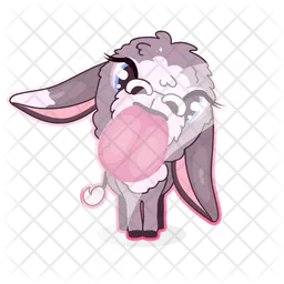 Cute Donkey  Icon