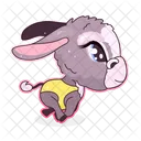 Cute Donkey  Icon