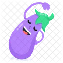 Cute Eggplant  Icon