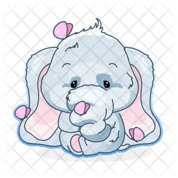 Cute Elephant  Icon