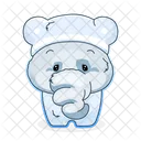 Cute Elephant Icon