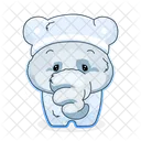 Cute Elephant  Icon