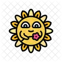 Flower Cute Sun Icon