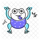 Cute Frog Amphibian Toad Icon
