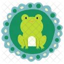 Picture Frame Frog Icon