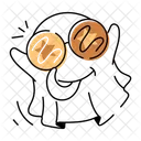 Cookies Doodle Sweet Doodle Confectionery Items Icon