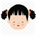 Cute Girl Kid Girl Icon