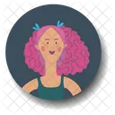Cute Girl Girl Woman Icon