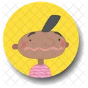 Cute Girl Girl Woman Icon