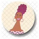 Cute Girl Girl Woman Icon