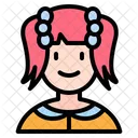 Cute Girl  Icon