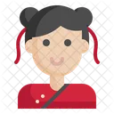Cute Girl Female Icon