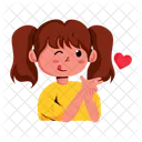 Cute Girl Girl Affection Girl Love 아이콘