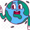 Globe World Sticker Icon