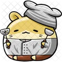 Cute Hamster Chef  Icon
