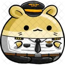 Cute Hamster Pilot  Icon