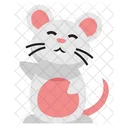 Cute Happy Mouse  Icon