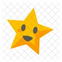 Weather Sticker Star Night Icon