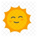 Weather Sticker Sun Cute Icon