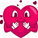 Heart Cute Sticker Icon