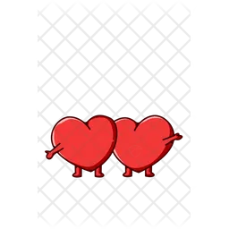 Cute hearts  Icon