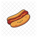 Cute hotdog  Icon