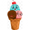 Ice Cream Cute Sweet Icon