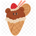 Ice Cream Cone Ice Cream Chocolate Ice Cream Icon