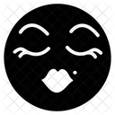 Love Kiss Emoji Love Kiss Expression Emotag Icon