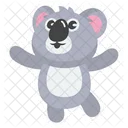 Cute Koala Cheer Up  Symbol