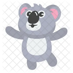 Cute Koala Cheer Up  Icon